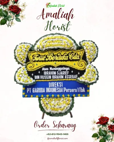 Papan Bunga Duka di Bambang